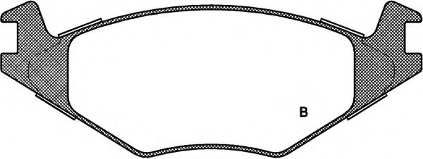 OPEN PARTS BPA0171.60 Brake Pad Set, disc brake
